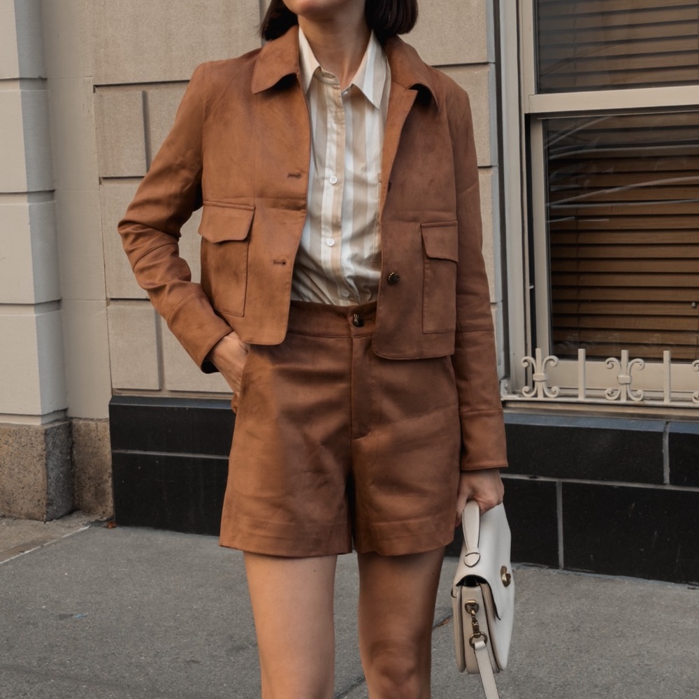 Faux-suede set